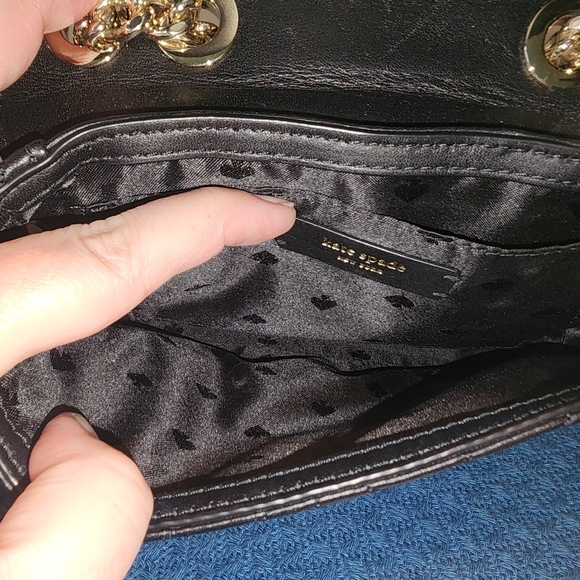 Kate Spade NWOT Quilted Black purse - Picture 3 of 7